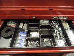 Nice loaded Craftsman tool box with key.