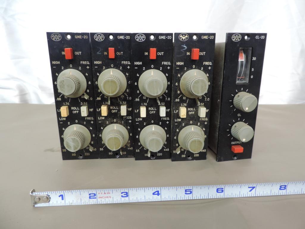 Rare Melcor GME-20 rack EQ's.