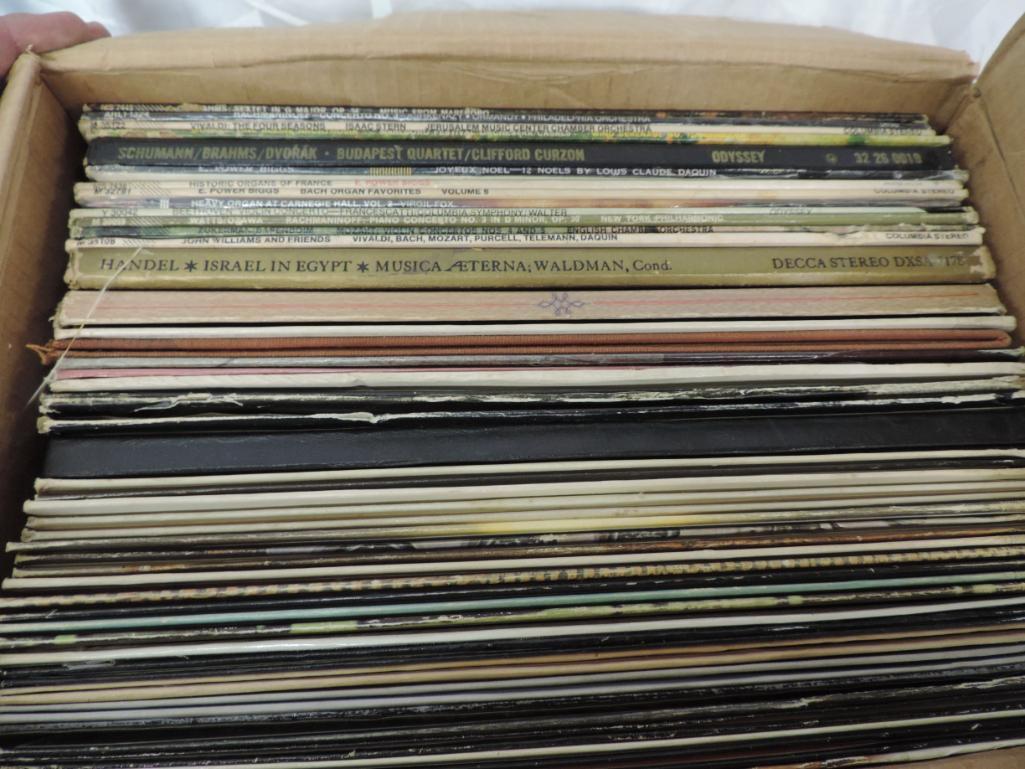 Box of unsearched records.
