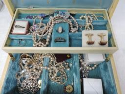 Loaded estate jewelery box.