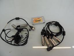 VX Pocket V2 sound card with XLR cables.