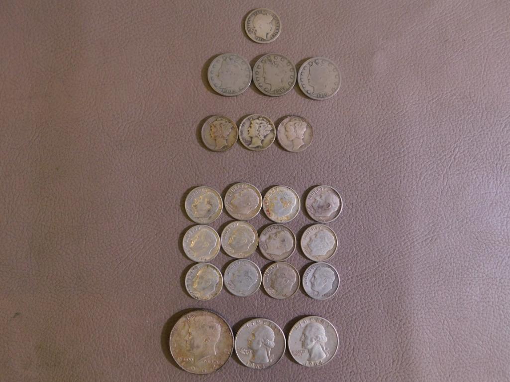 Pre 1965 US coin assortment