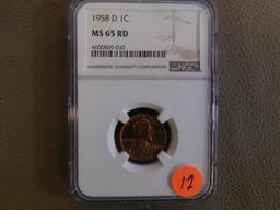 1958-D Lincoln Red cent