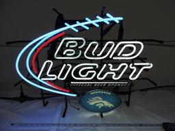 Bud Light Denver Broncos Football neon.