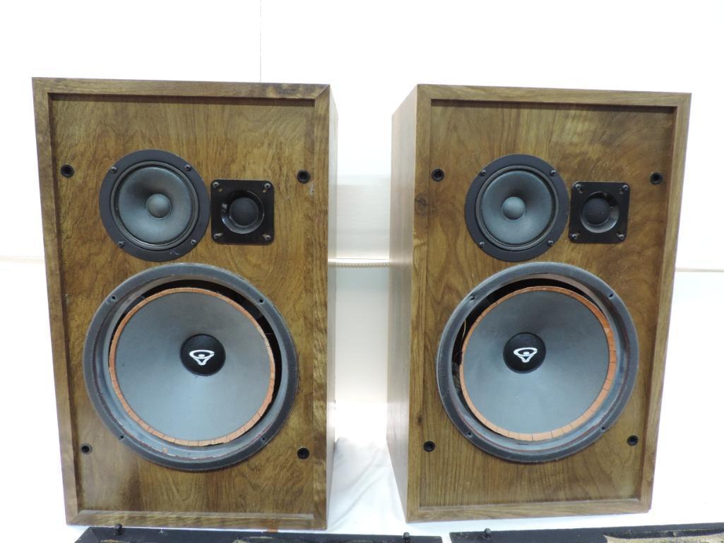 Cerwin Vega HED 1230 speakers.