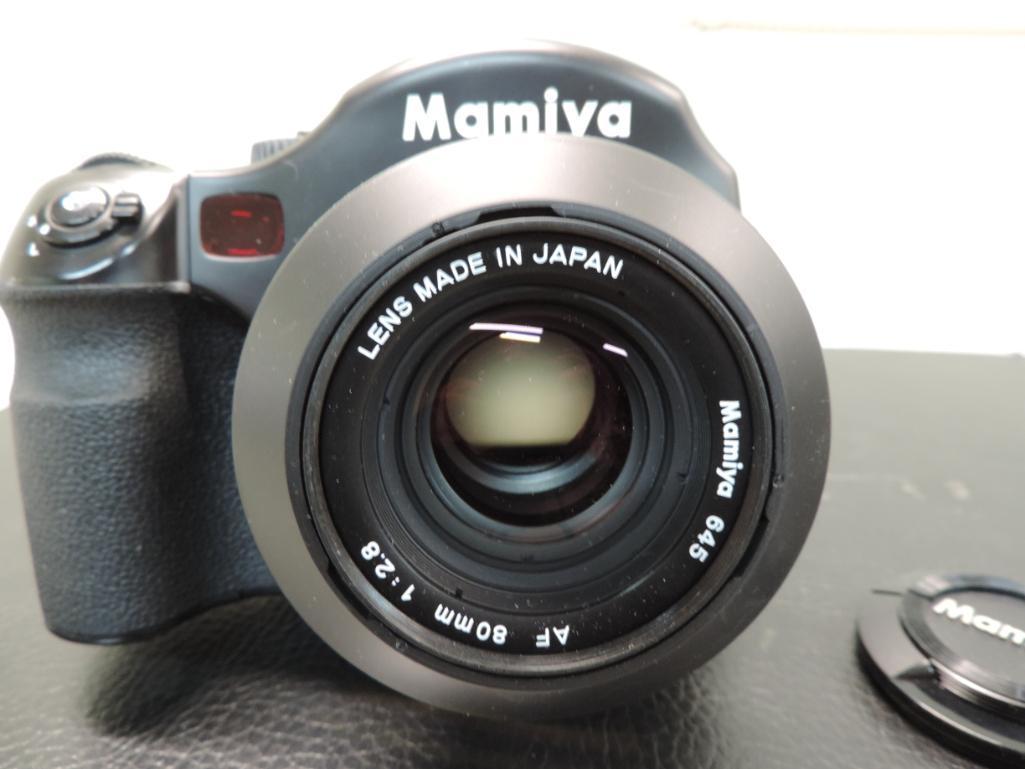 Mamiya 645 AFD with 80mm 1:2.8 lens.