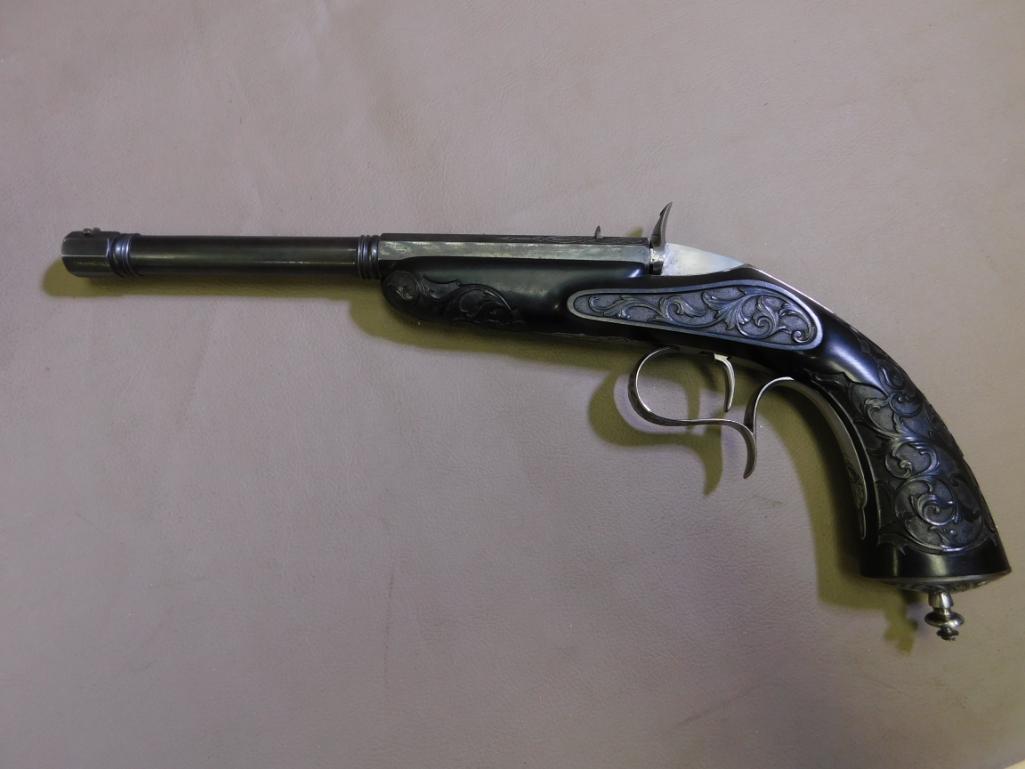 Exceptional cased Faure'-Lepage parlor pistol