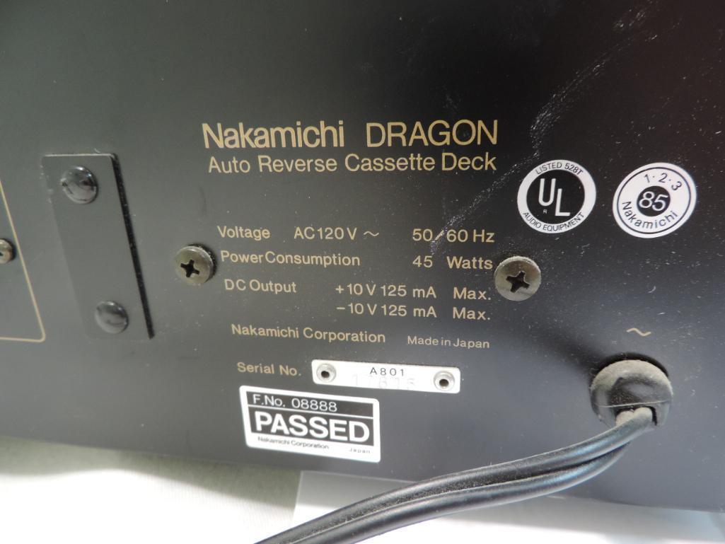 Nachamichi Dragon auto reverse cassette deck.