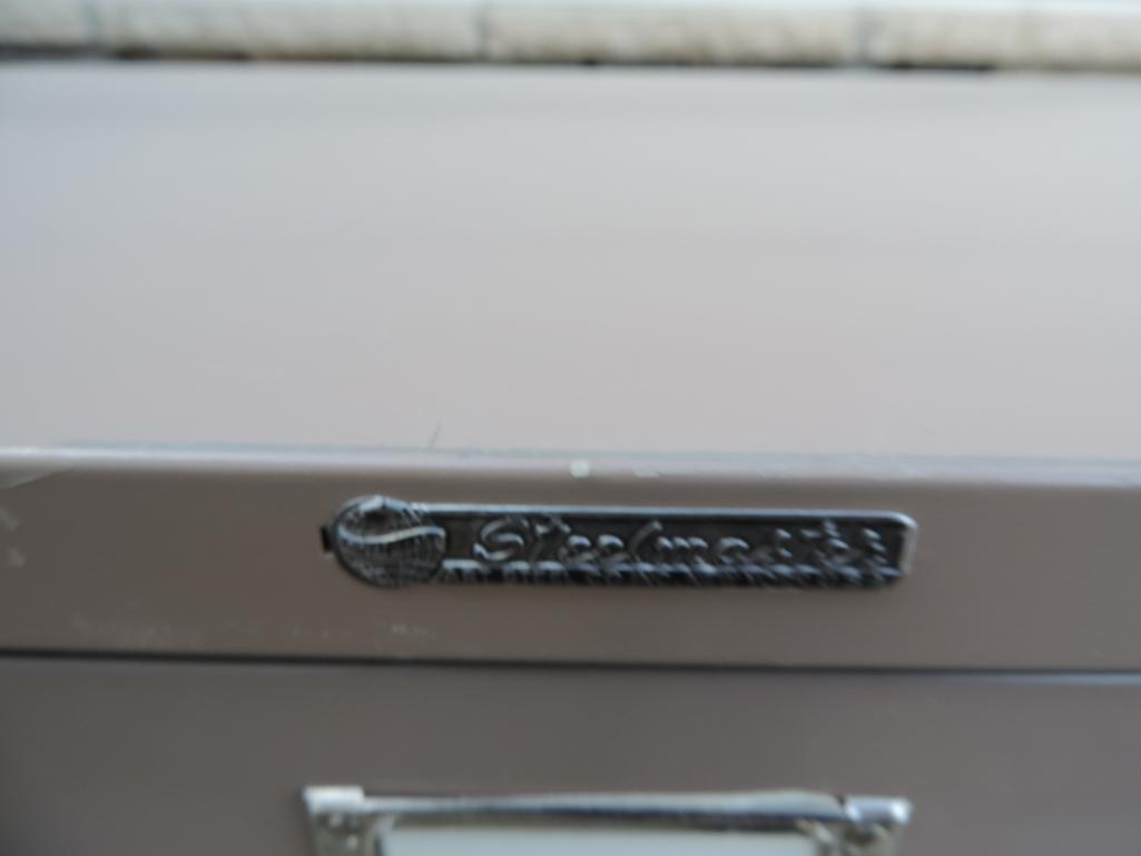 Steelmaster 30 drawer metal multi-drawer cabinet.