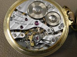 Waltham 23 jewel open face pocket watch