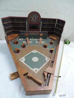 Vintage style old century baseball table game.