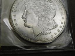 1879 S Morgan dollar coin