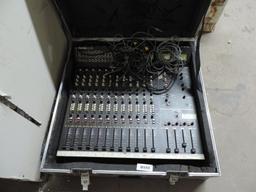 Tapco C12 mixing board with road case.