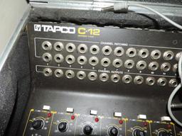 Tapco C12 mixing board with road case.