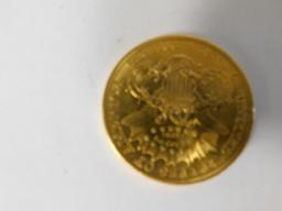 Twenty dollar gold coin