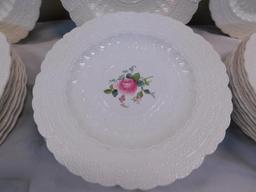 Spode Jewel Billingsley Rose dish set