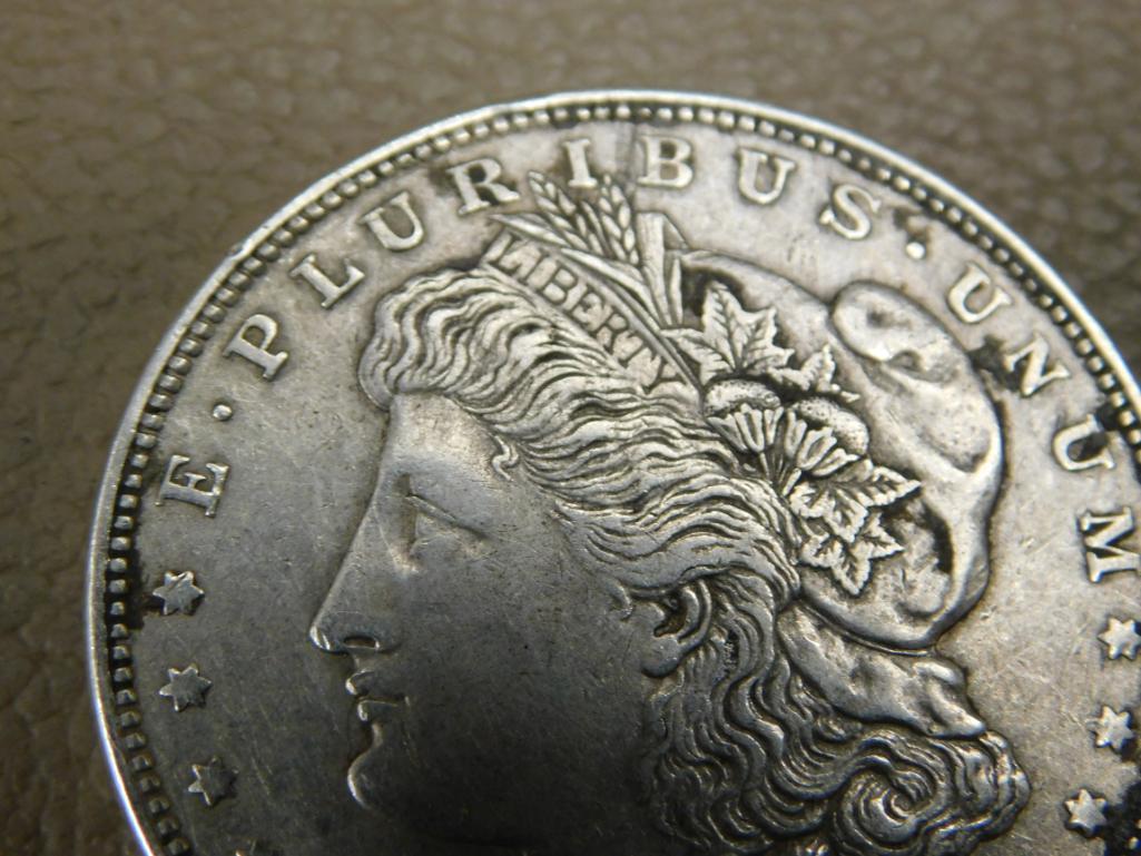 1921 Morgan silver dollar coin