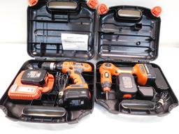 Black and Decker cordless drills