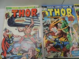 Eight Thor 25 cent comics.