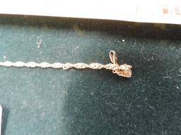 20" 14KT Gold Twisted Rope Necklace