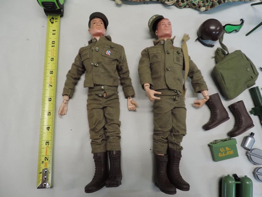 1964 GI Joe dolls with accessories.