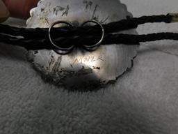 M. Silver Zuni Bolo Tie