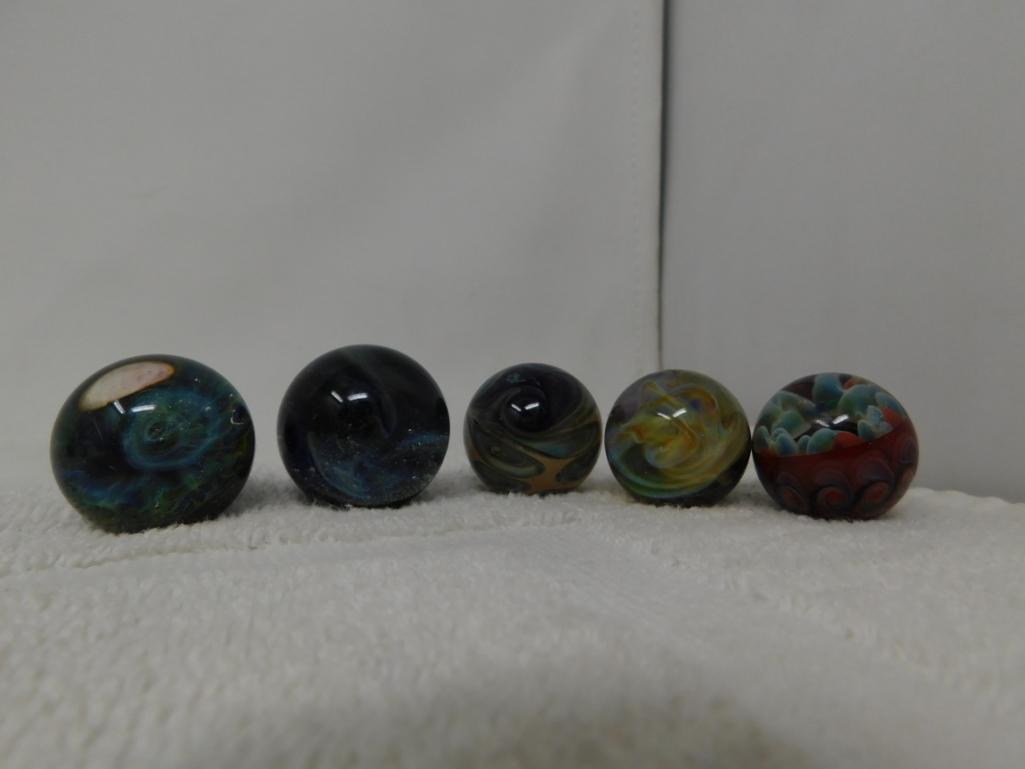 Handblown Art Marbles