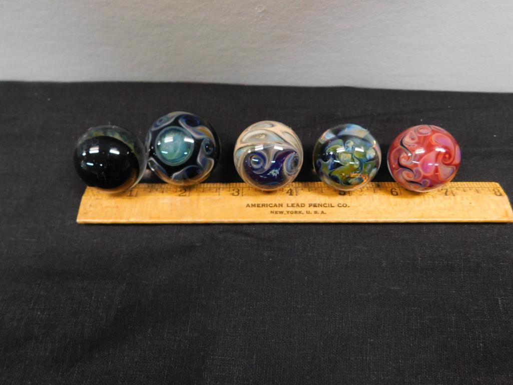 Handblown Art Marbles