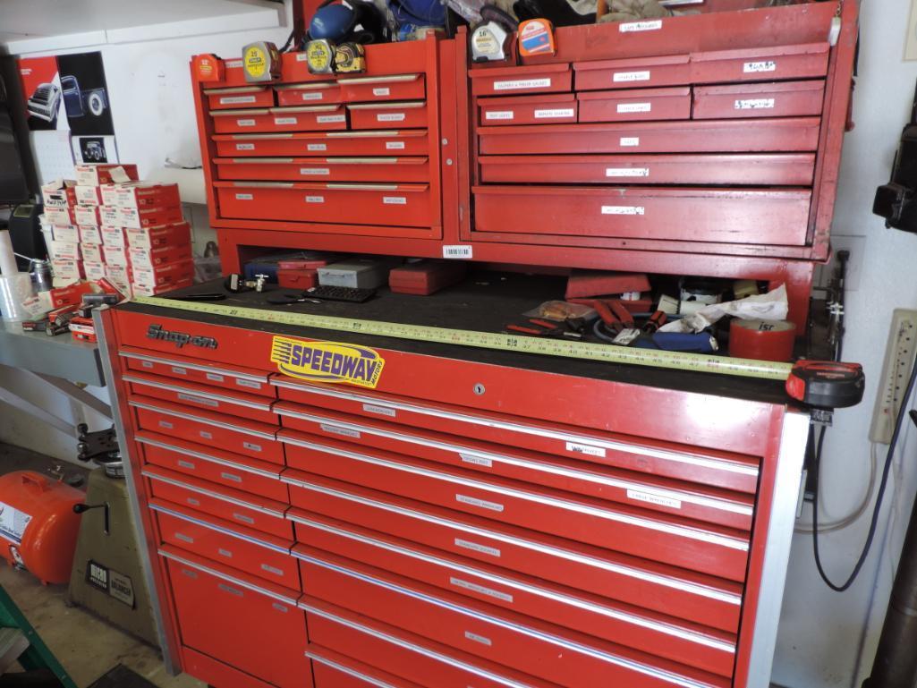 Three piece Snap On tool box.