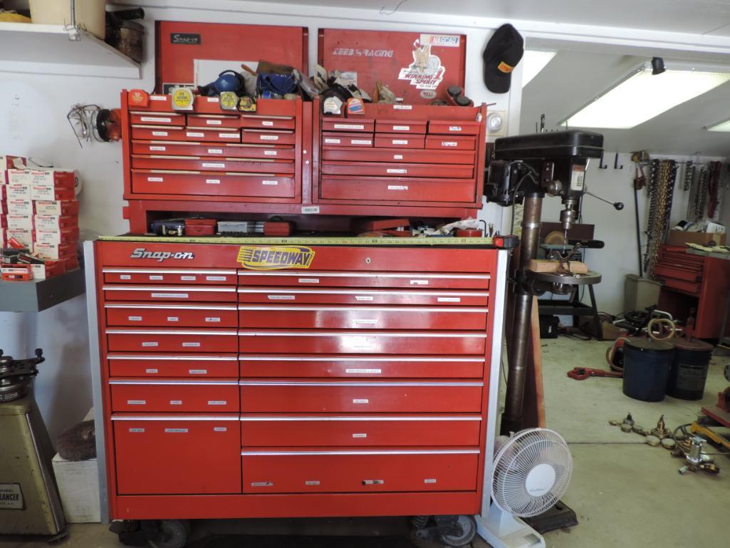 Three piece Snap On tool box.