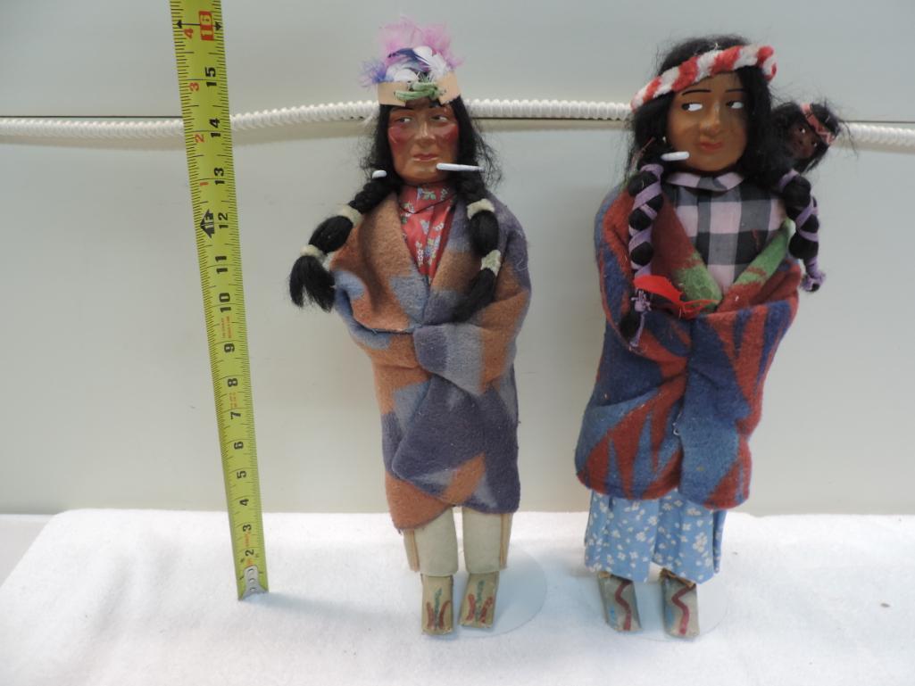 Two 16" Skookum dolls.