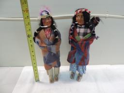 Two 16" Skookum dolls.