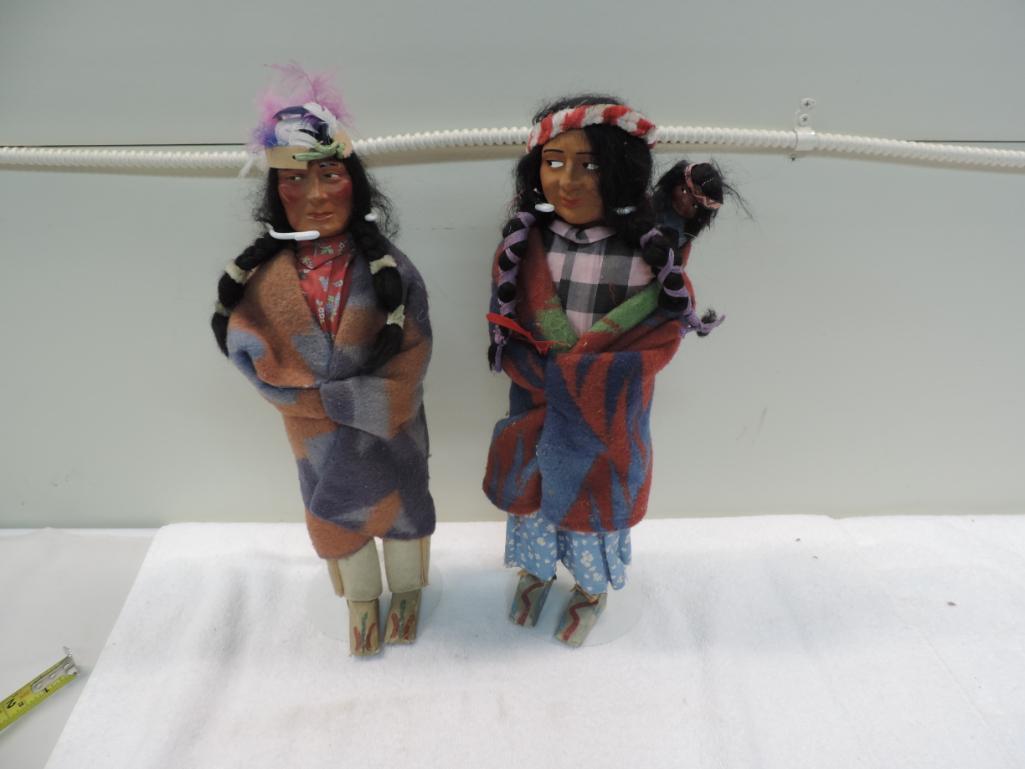 Two 16" Skookum dolls.