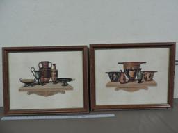 Framed Rodwell & Martin prints engraved by Henry Moses.