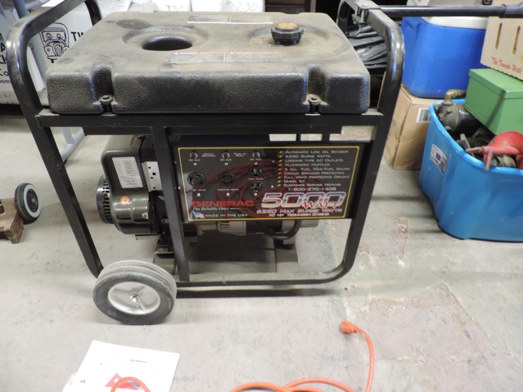 Generac 5000 watt generator.