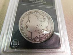 1900 Morgan "O" silver dollar coin