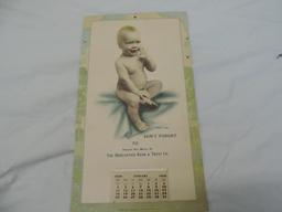 1920 (Say Dad) Mercantile Bank & Trust Co Calendar