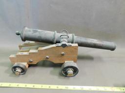 Brass black powder cannon