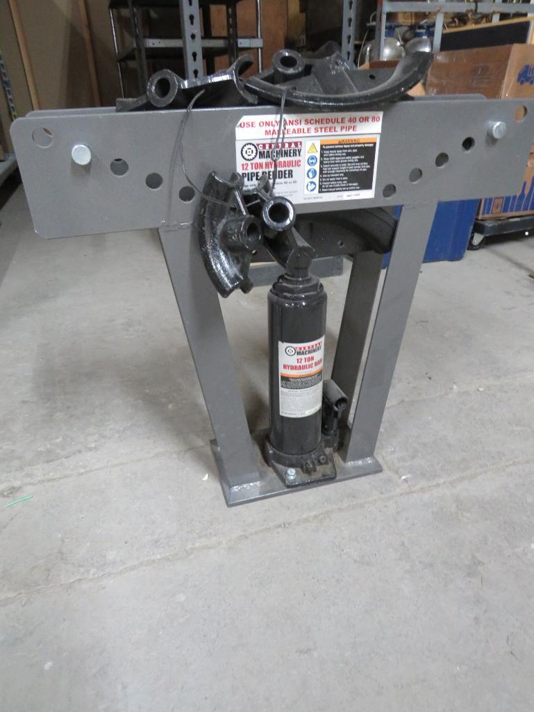 Central Machinery 12 Ton Hydraulic Pipe Bender