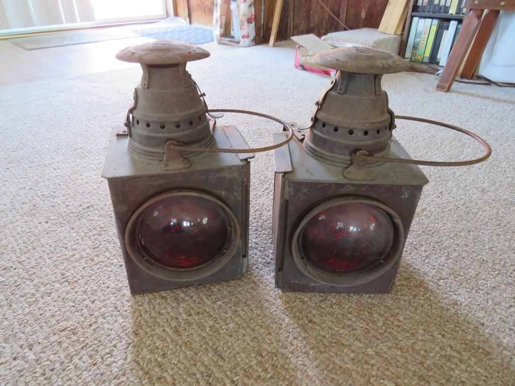 Oil Dressel Marker Lanterns