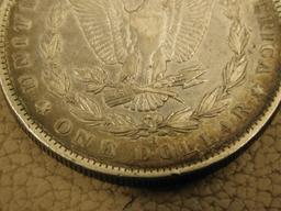 Two Morgan Silver dollar coins