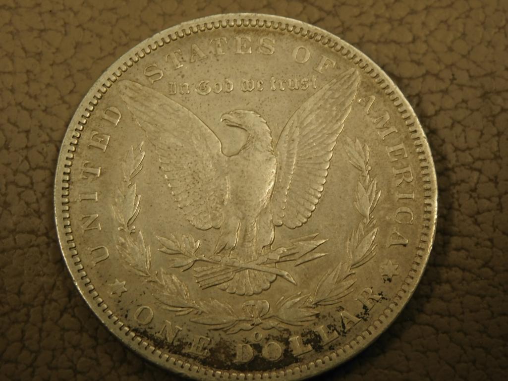 Two Morgan Silver dollar coins