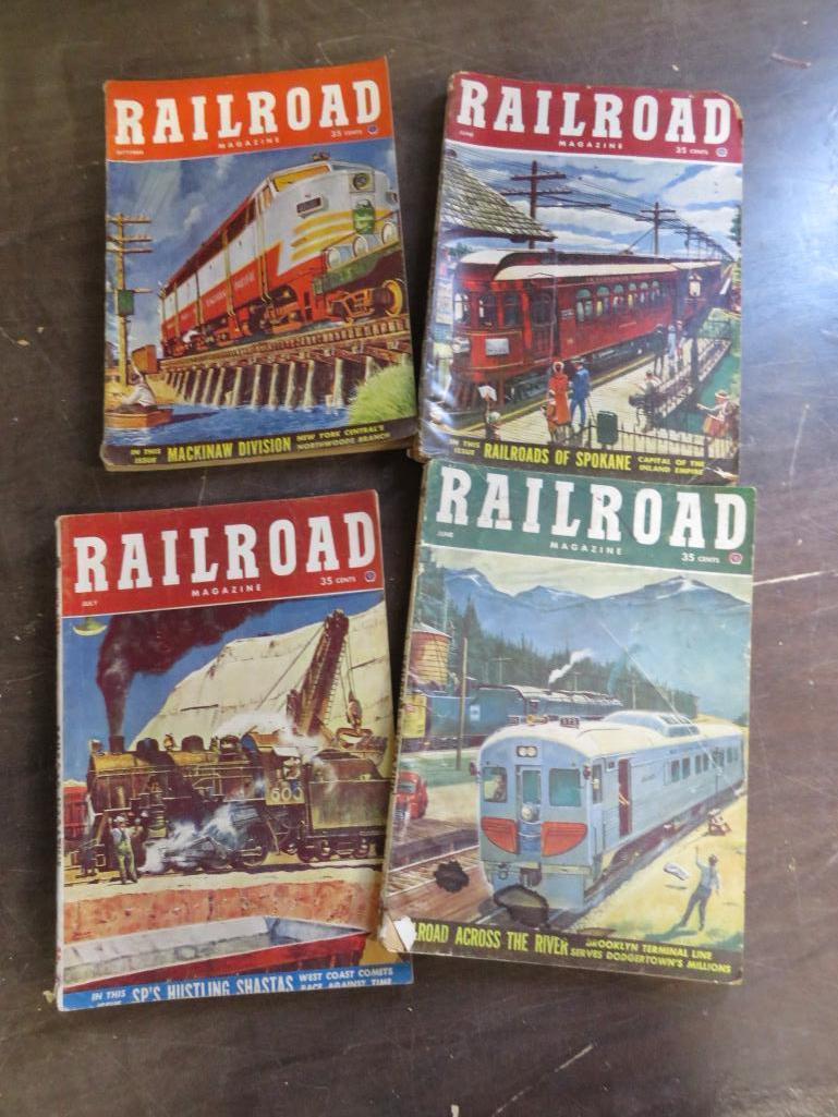 1950's Railroad Magazine and Ephemera
