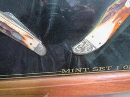 W.R Case Red Stag Mint Set Limited Edition Knife Set