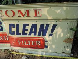 Welcome American Oil Final Filter Sign