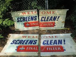 Welcome American Oil Final Filter Sign