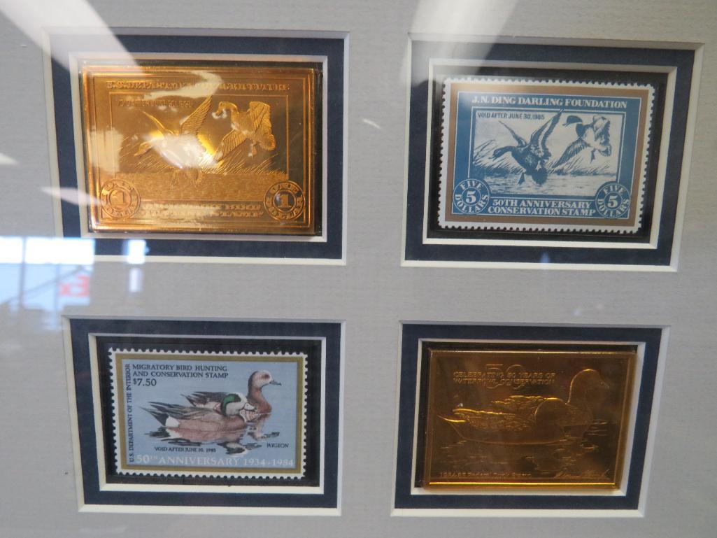 National Wildlife Galleries Framed 50th Anniversary Duck Stamp Artwork