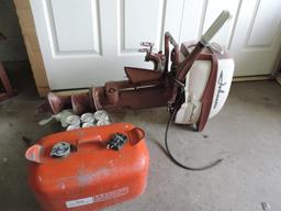 Johnson Seahorse 10HP Boat Motor with Tank