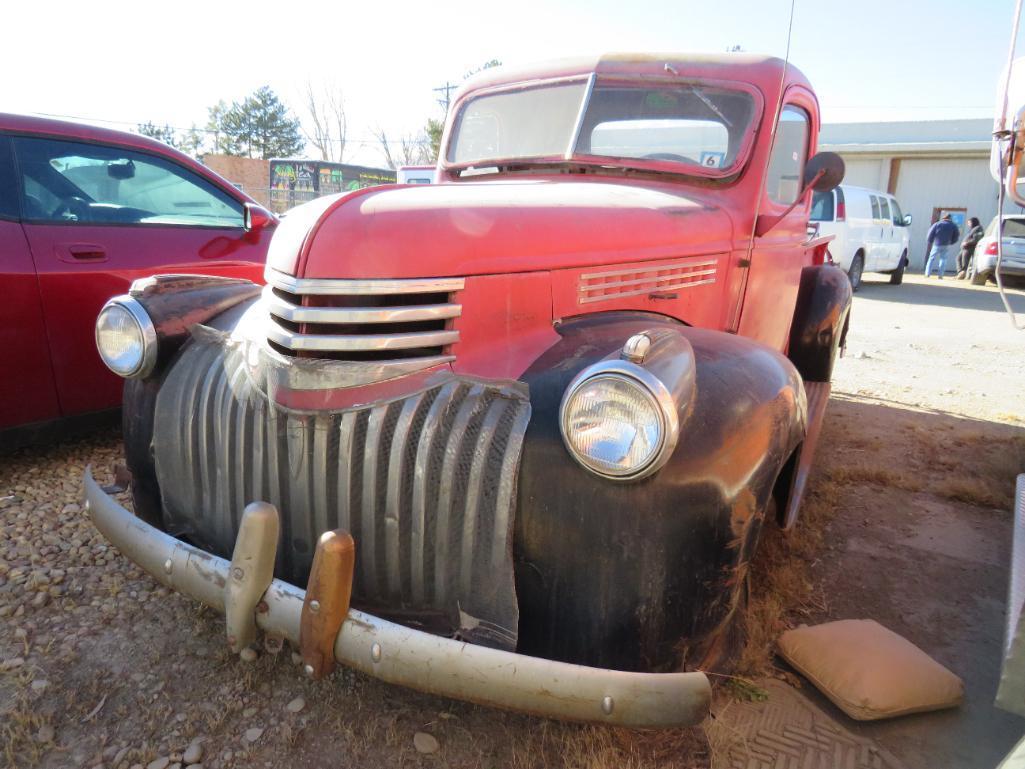 1940's Barn Find Chevrolet Pickup.