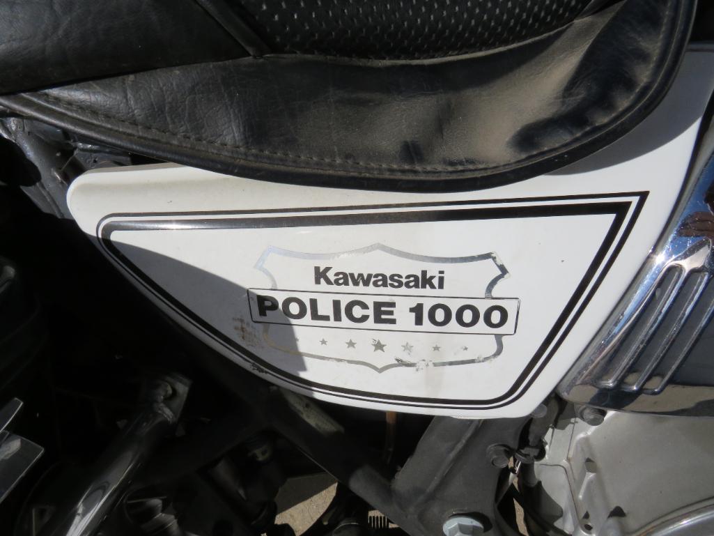 1995 Kawasaki Police 1000 Motorcycle